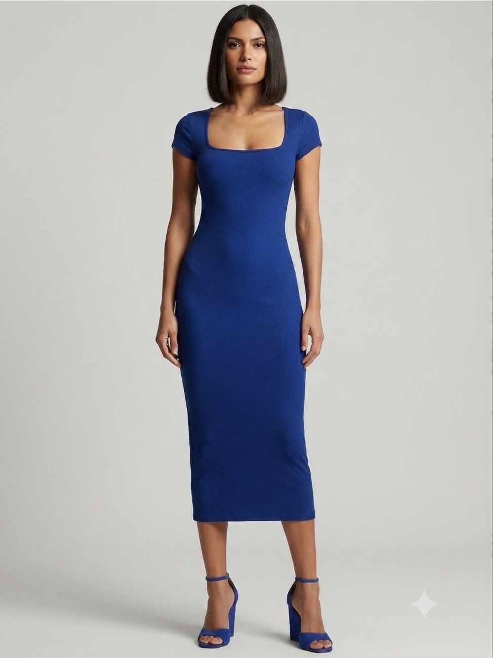 See You Monday Ribbed Maxi Dress